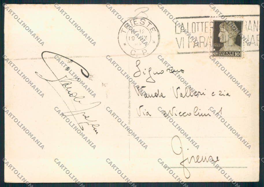 Trieste FG cartolina RB3621 – retro