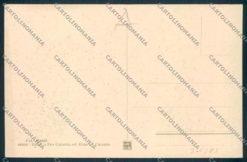 Catania Etna Vulcano cartolina RB3634 – retro