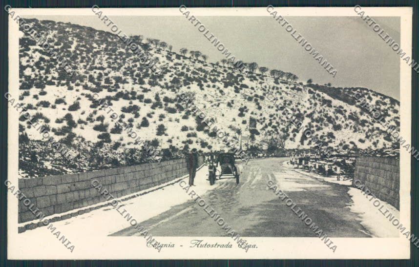 Catania Etna Autostrada cartolina RB3636 – fronte