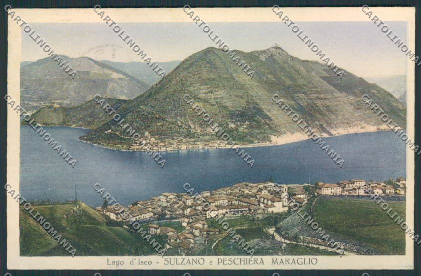 Brescia Sulzano Maraglio cartolina RB3644 – fronte