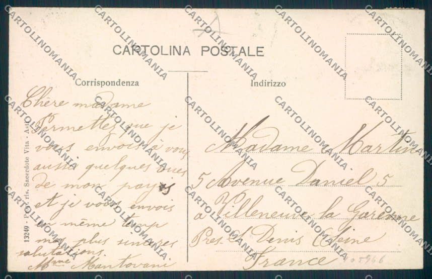 Asti cartolina RB3658 – retro
