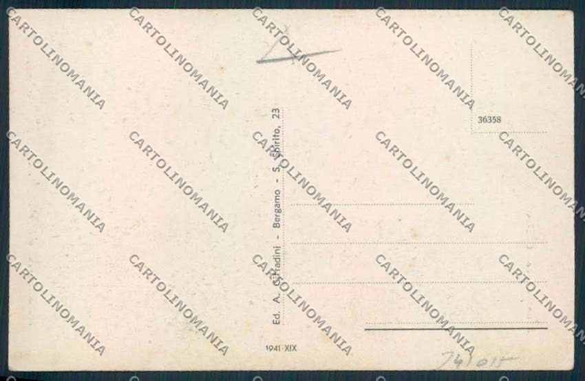 Bergamo cartolina RB3664 – retro