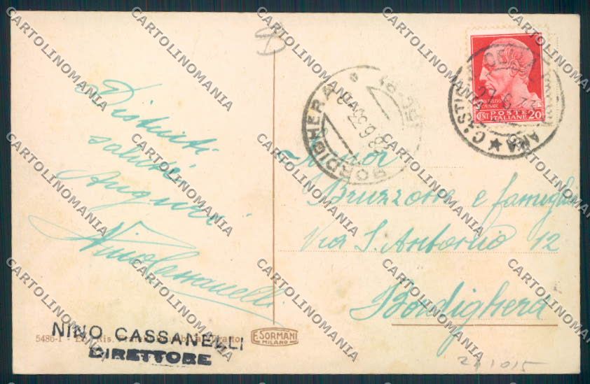 Bergamo Bratto Dorga cartolina RB3685 – retro