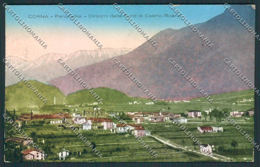 Brescia Val Camonica Corna cartolina RB3688 – fronte