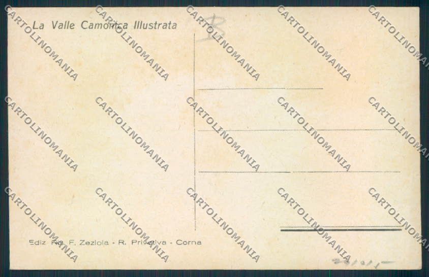 Brescia Val Camonica Corna cartolina RB3688 – retro
