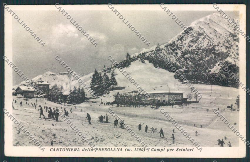 Bergamo Cantoniera della Presolana Sci cartolina RB3690 – fronte