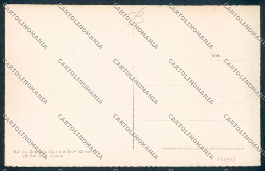 Cuneo Castelletto di Busca cartolina RB3697 – retro