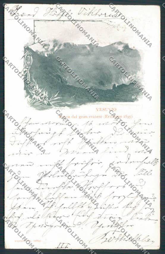 Napoli Vesuvio Vulcano cartolina RB3698 – fronte