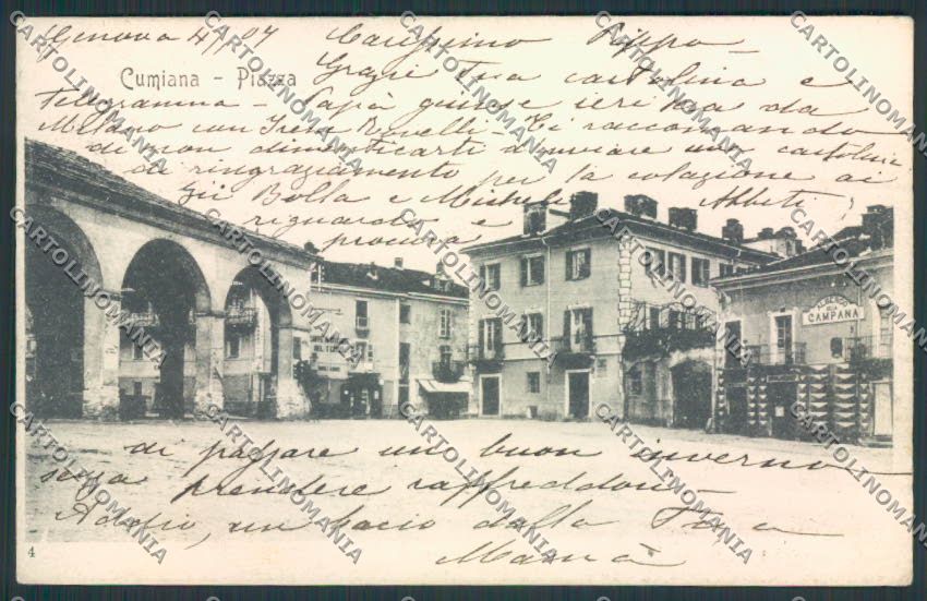 Torino Cumiana cartolina RB3704 – fronte