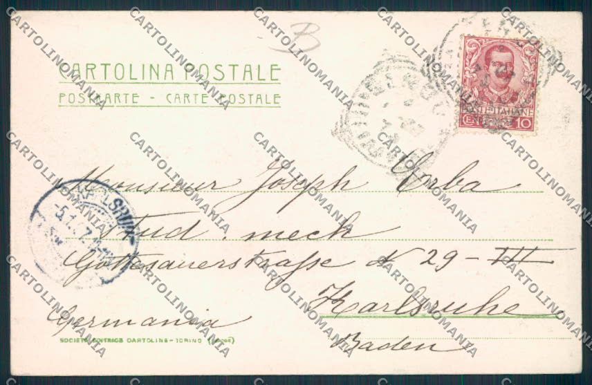 Torino Cumiana cartolina RB3704 – retro