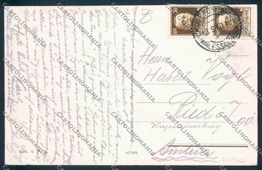 Alessandria Casale Monferrato cartolina RB3708 – retro