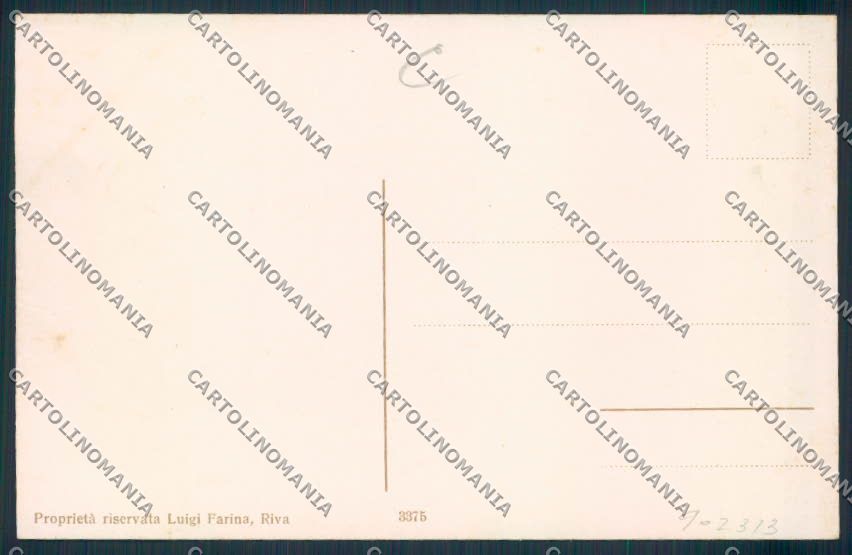 Trento Riva del Garda Battello cartolina RB3727 – retro
