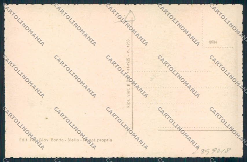 Biella Stazione Tramvia cartolina RB3733 – retro