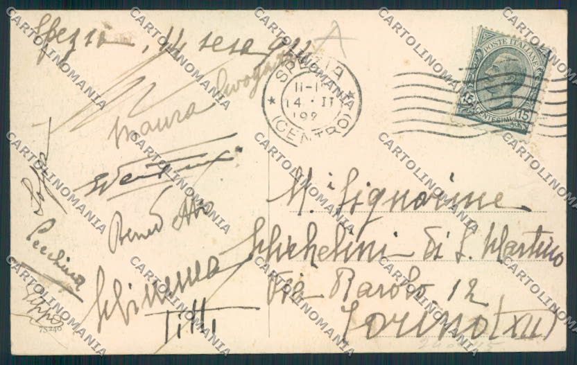 La Spezia cartolina RB3747 – retro