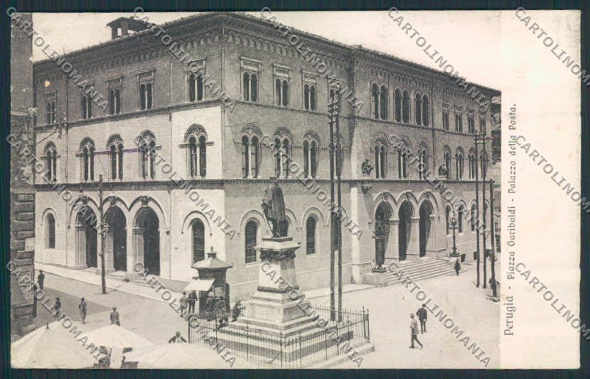 Perugia Garibaldi ABRASA cartolina RB3754 – fronte