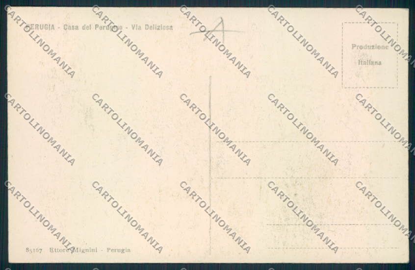 Perugia Città cartolina RB3757 – retro