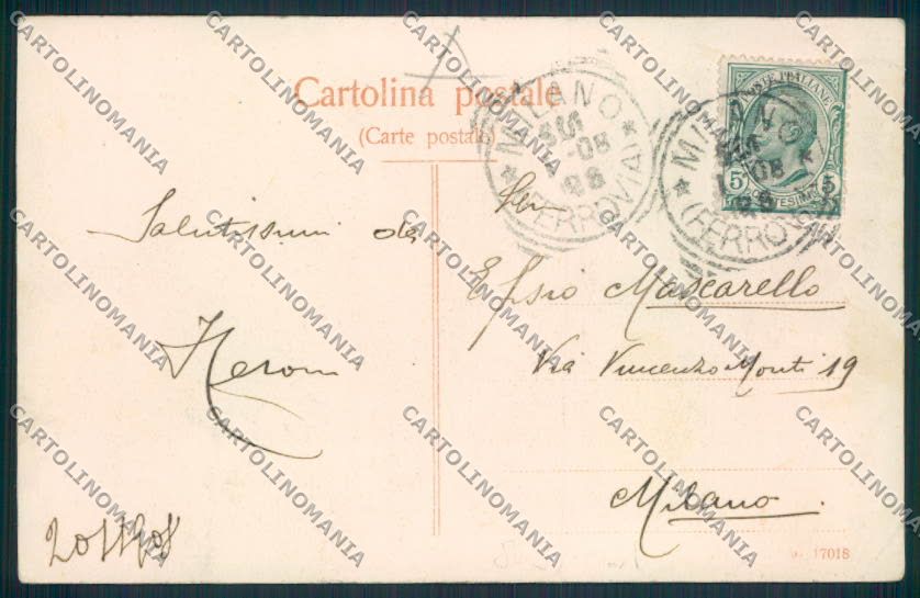 Ravenna Faenza PIEGHINA cartolina RB3763 – retro