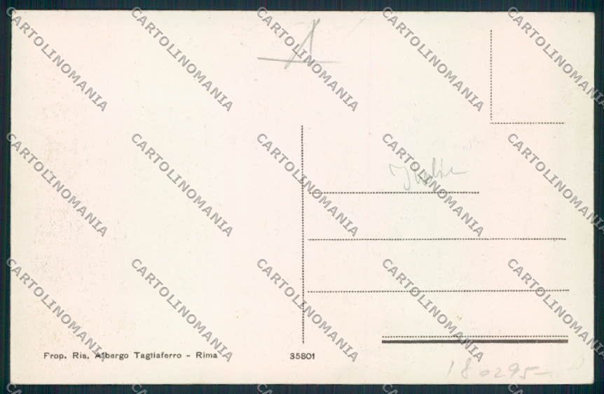 Vercelli Rima cartolina RB3765 – retro
