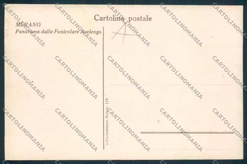 Bolzano Merano cartolina RB3774 – retro
