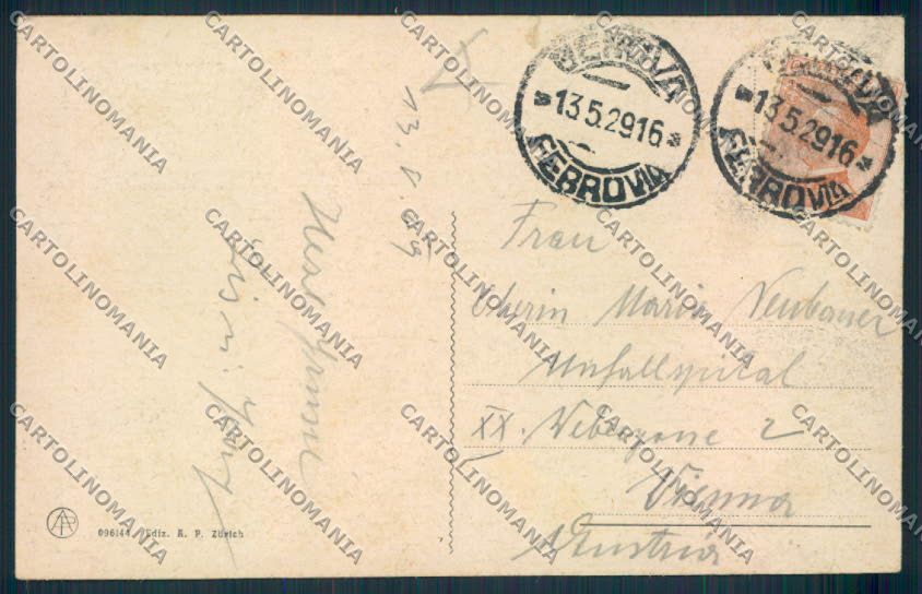 Genova Nervi STRAPPO cartolina RB3808 – retro