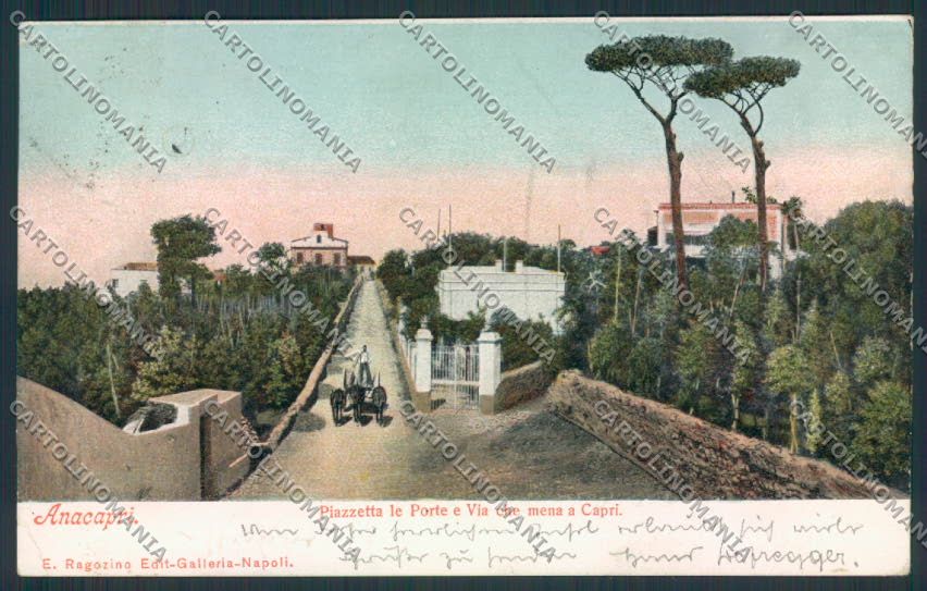 Napoli Anacapri cartolina RB3818 – fronte