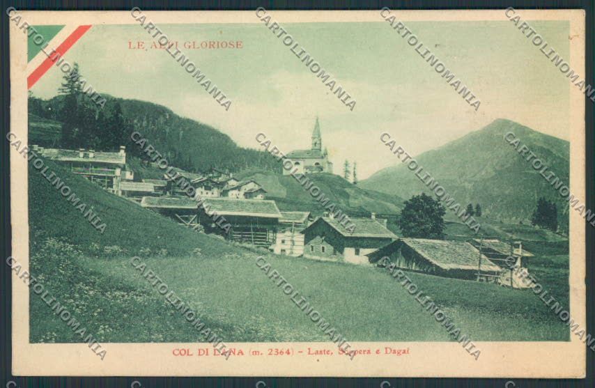Belluno Laste Soppera Dagai cartolina RB3820 – fronte