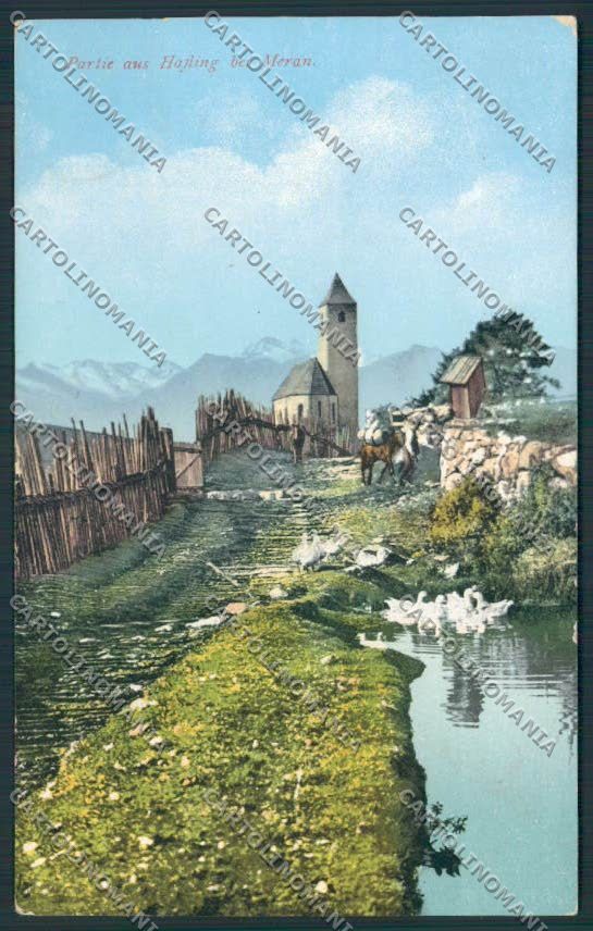 Bolzano Merano PIEGHINA cartolina RB3825 – fronte