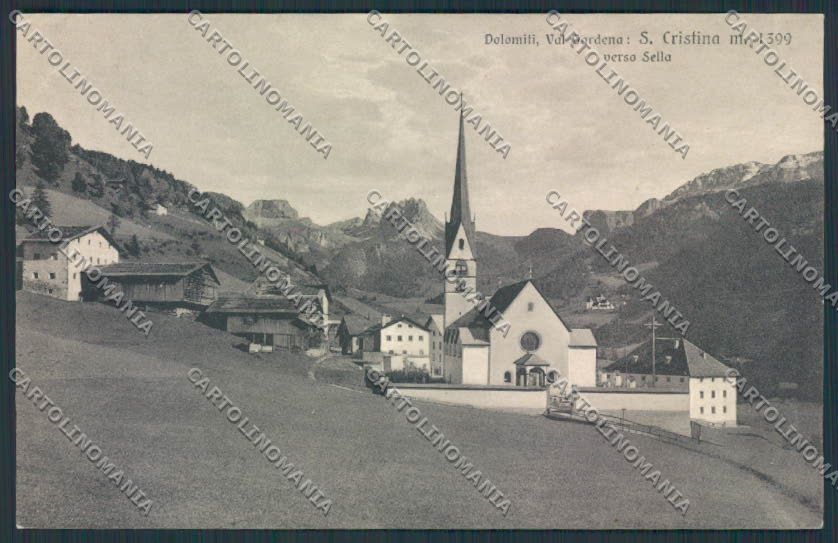 Bolzano Santa Cristina cartolina RB3835 – fronte