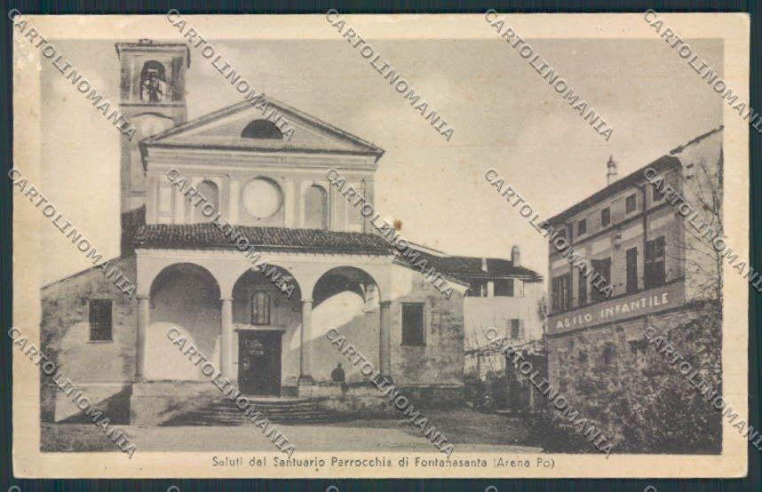 Pavia Fontanasanta Arena Po ABRASA cartolina RB3843 – fronte