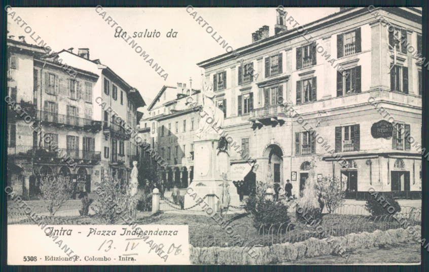 Verbania Intra cartolina RB3855 – fronte