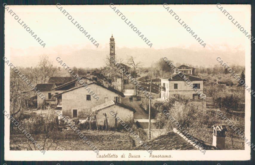 Cuneo Castelletto Busca cartolina RB3865 – fronte