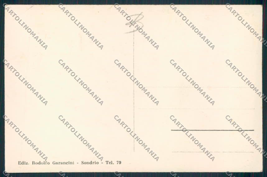 Sondrio Stelvio GDF ? Foto cartolina RB3866 – retro