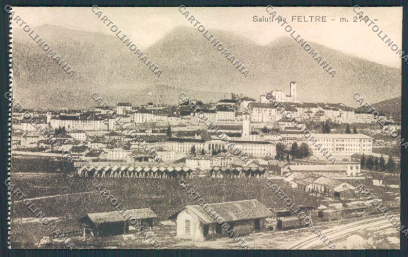 Belluno Feltre Treno cartolina RB3924 – fronte