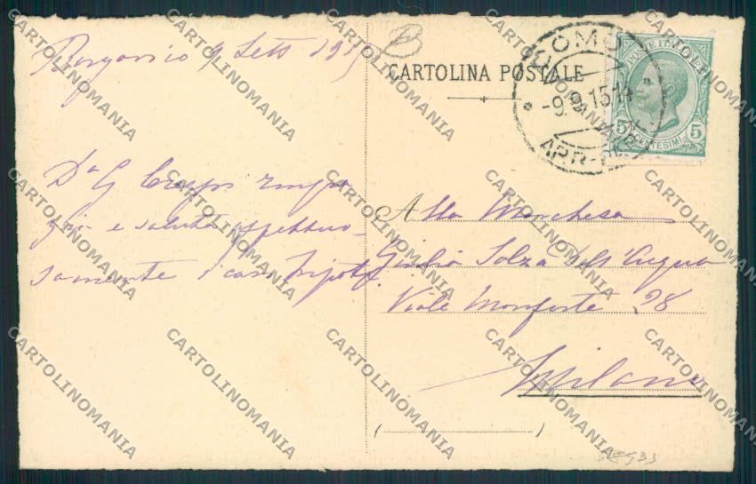 Como Borgovico cartolina RB3949 – retro