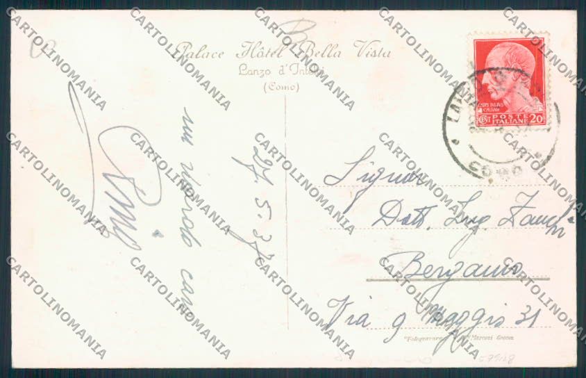 Como Lanzo d'Intelvi cartolina RB3958 – retro