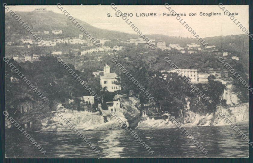 Genova Sant'Ilario Ligure cartolina RB3969 – fronte