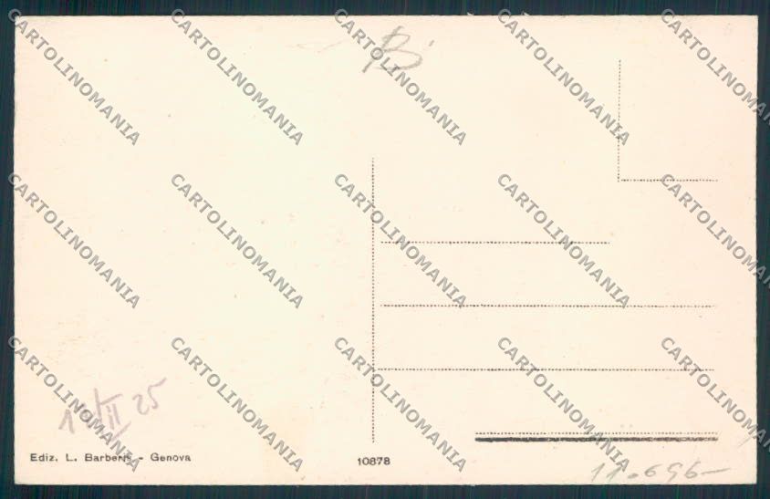 Genova Sant'Ilario Ligure cartolina RB3969 – retro