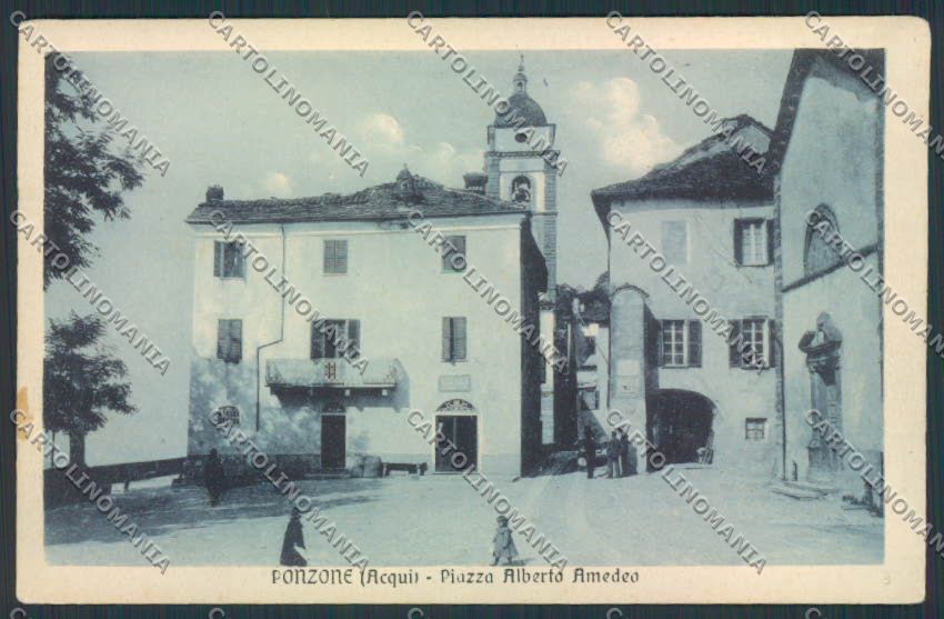 Alessandria Ponzone ABRASA cartolina RB3989 – fronte