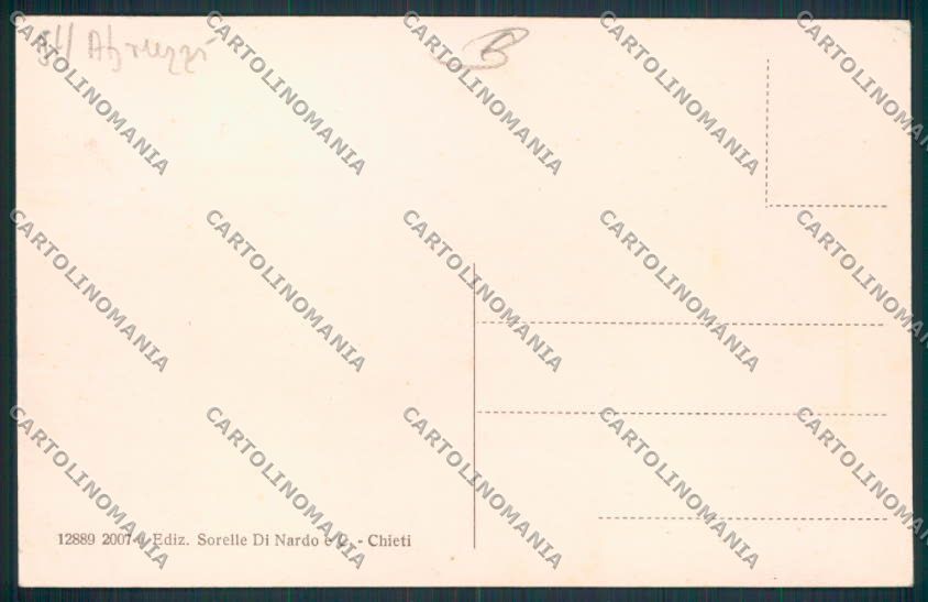 Chieti Città cartolina RB4003 – retro