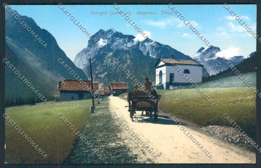 Belluno Cortina Sorapis cartolina RB4082 – fronte