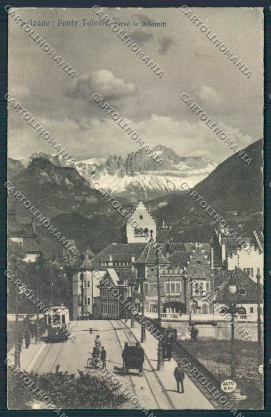 Bolzano Città Tram cartolina RB4085 – fronte