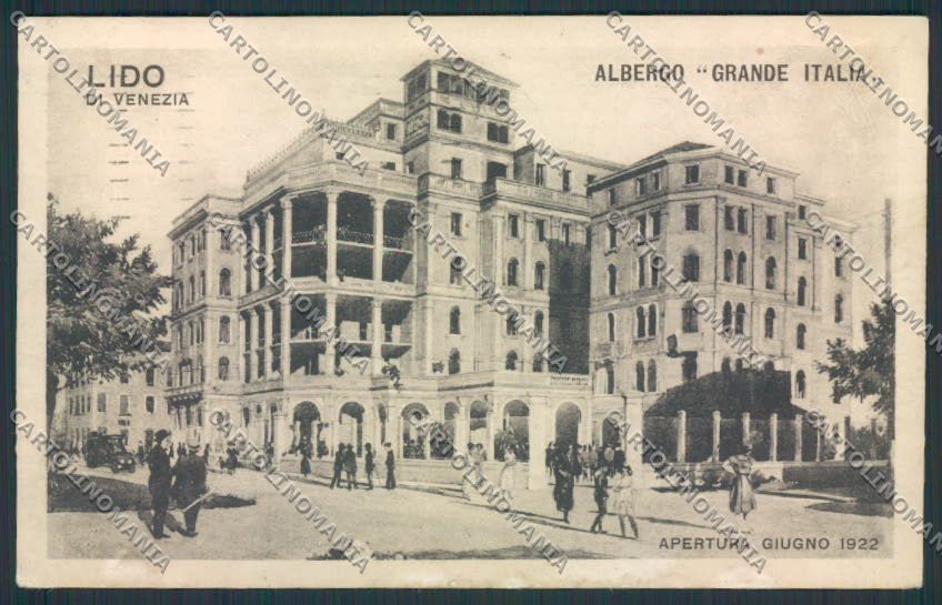 Venezia Lido ABRASA cartolina RB4110 – fronte