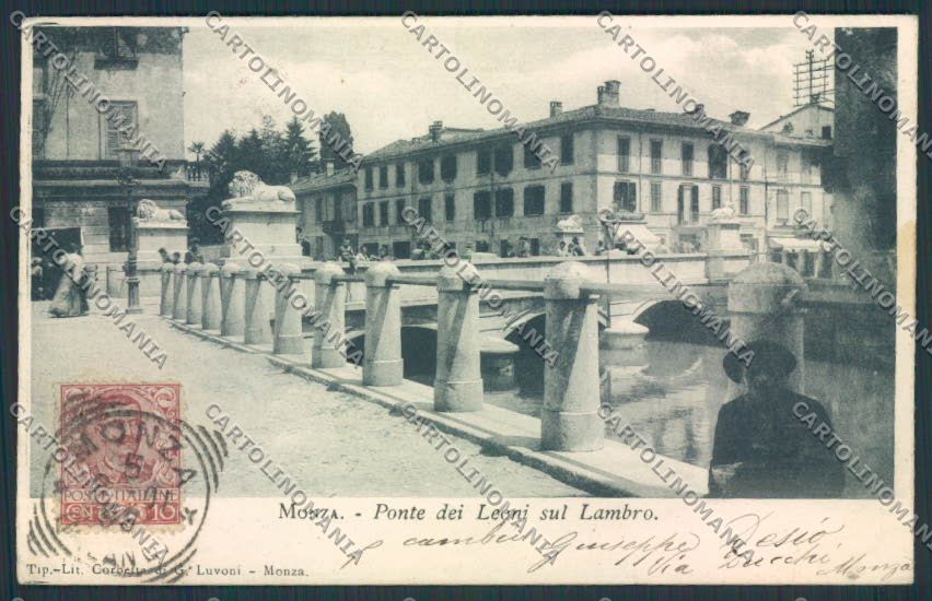 Milano Monza cartolina RB4139 – fronte