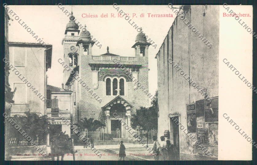 Imperia Bordighera cartolina RB4163 – fronte
