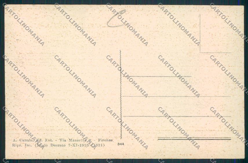 Firenze Settignano D'Annunzio cartolina RB4168 – retro
