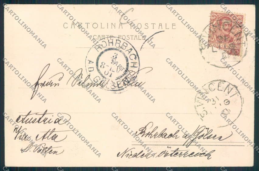 Aosta Fontainemore cartolina RB4199 – retro