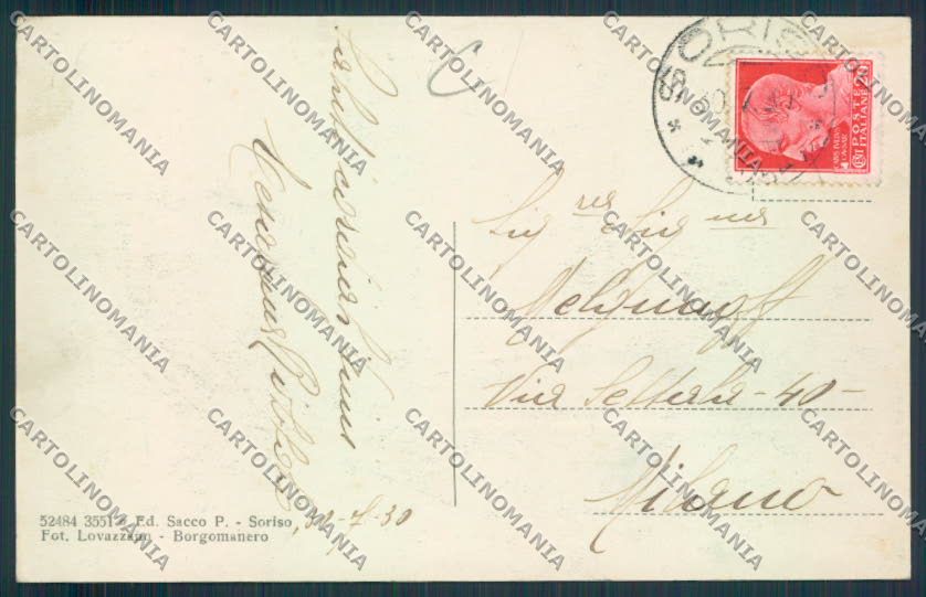 Novara Soriso cartolina RB4216 – retro