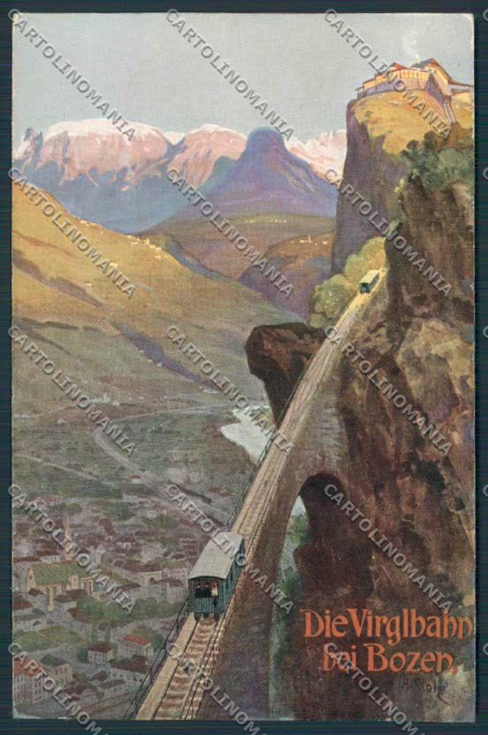 Bolzano Città Funicolare cartolina RB4218 – fronte