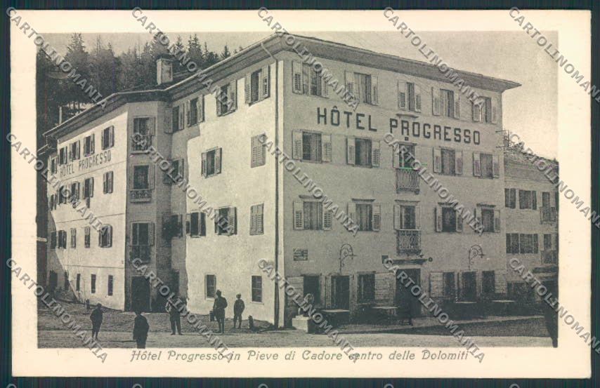 Belluno Pieve di Cadore cartolina RB4272 – fronte