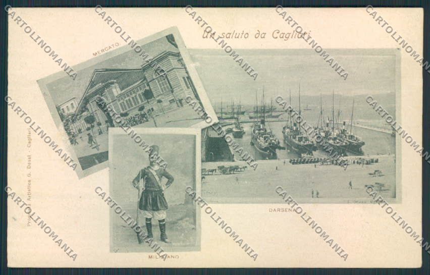 Cagliari Città Saluti da cartolina RB4275 – fronte